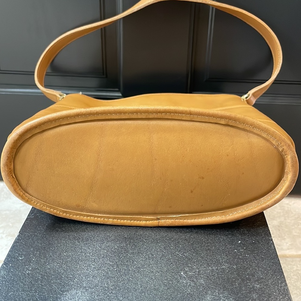 Coach Tan Leather Shoulder Bag - Picture 16 of 16
